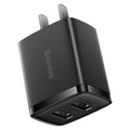 Baseus Compact Charger 2U 10.5W CN Black
