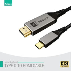 A145 AMAZE ALUMINUM ALLOY BRAIDED TYPE C TO HDMI 4K@60HZ CABLE