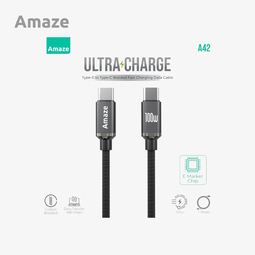 Amaze A42 Type-C to Type-C Cable (1 Meter)