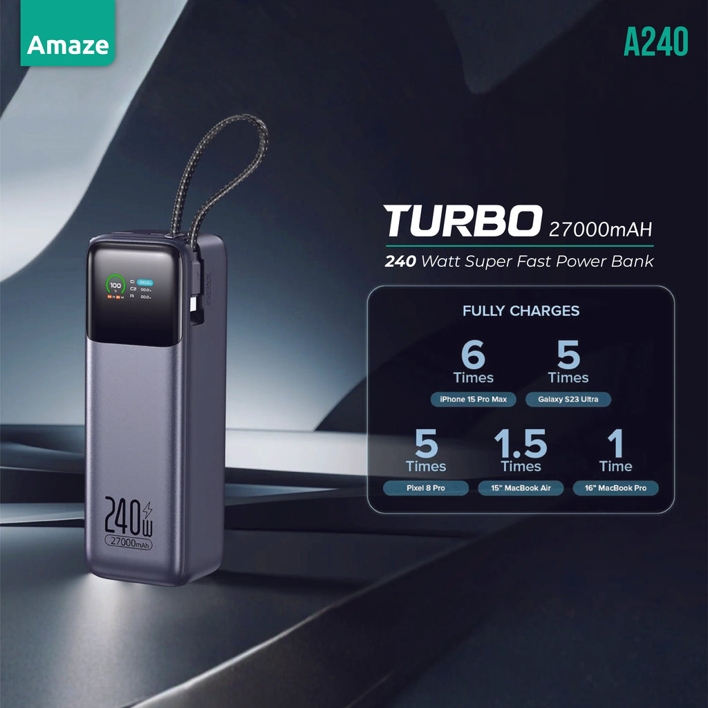 AMAZE A240 240W 27000MAH POWERBANK