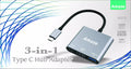 AMAZE A313 3-IN-1 TYPE C HUB ADAPTER