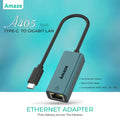 AMAZE A405 TYPE C TO GIGABIT ETHERNET ADAPTER