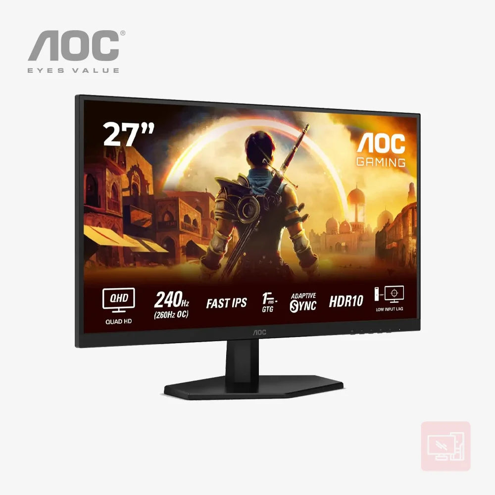AOC Q27G42ZE 27" QHD 1440p 240Hz Frameless Esports Gaming LED Monitor