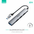 Amaze A314 4-Ports USB 3.0 Hub