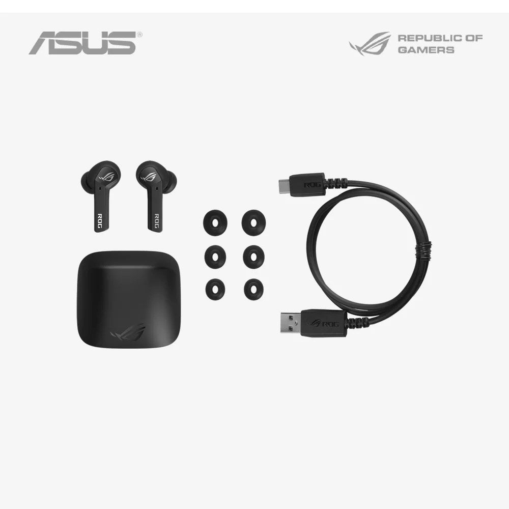Asus ROG Cetra True Wireless ANC Gaming Earbuds - Black