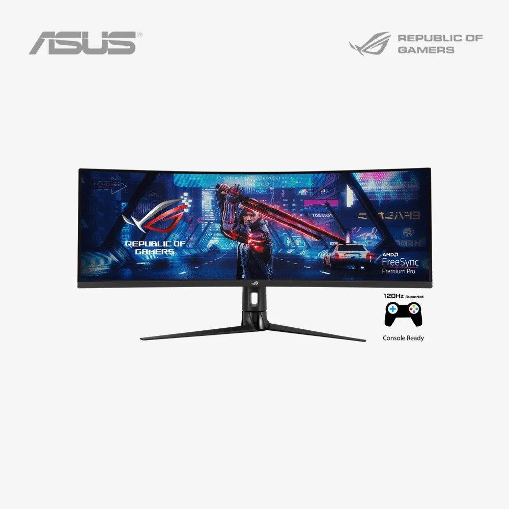 ASUS Republic of Gamers Strix XG49VQ 49" 32:9 Ultra-Wide Curved 144 Hz FreeSync LCD Gaming Monitor