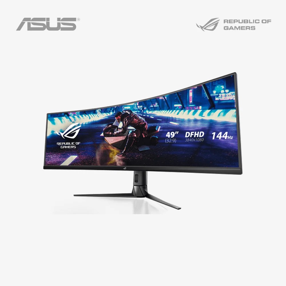 ASUS Republic of Gamers Strix XG49VQ 49" 32:9 Ultra-Wide Curved 144 Hz FreeSync LCD Gaming Monitor