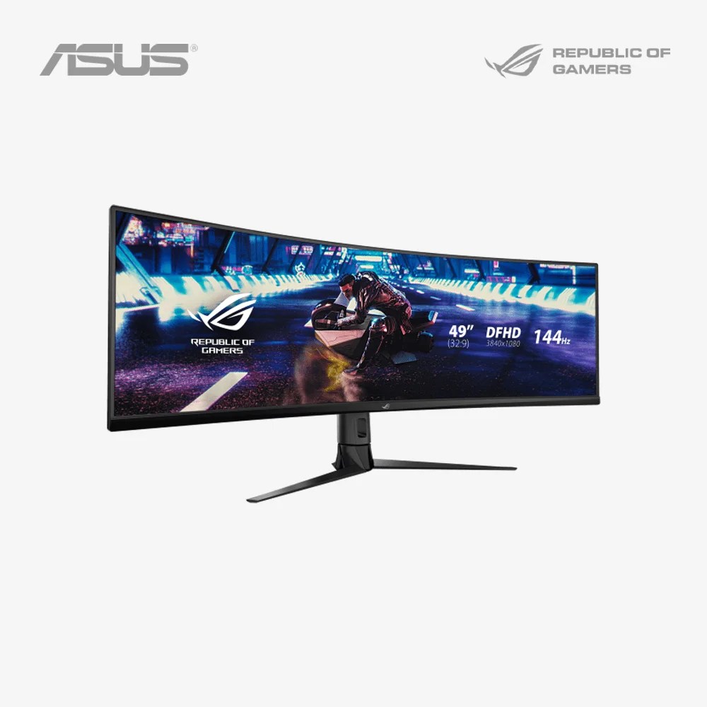 ASUS Republic of Gamers Strix XG49VQ 49" 32:9 Ultra-Wide Curved 144 Hz FreeSync LCD Gaming Monitor