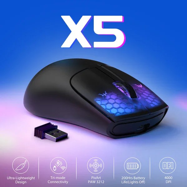 Attack Shark X5 Wireless Gaming Mouse