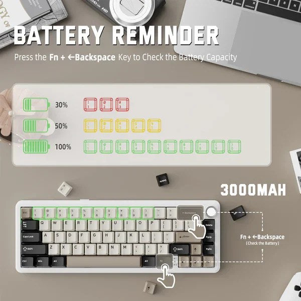 Attack Shark X66 Wireless Mechanical Keyboard