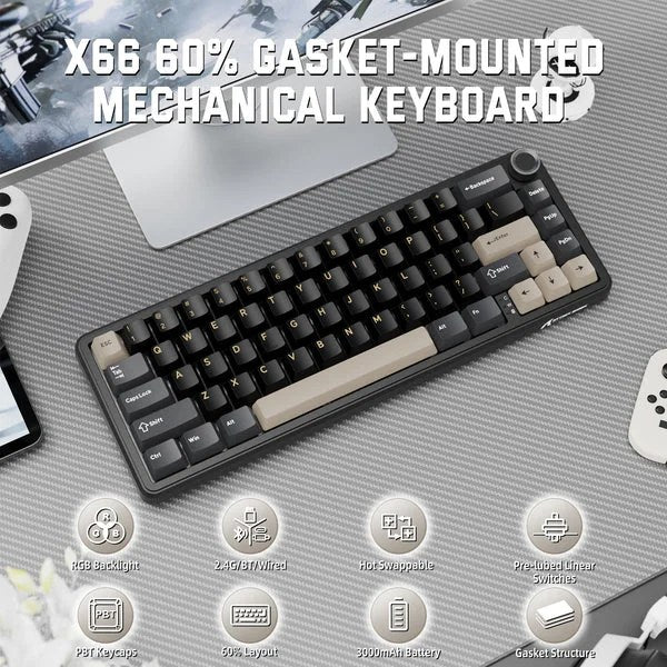Attack Shark X66 Wireless Mechanical Keyboard