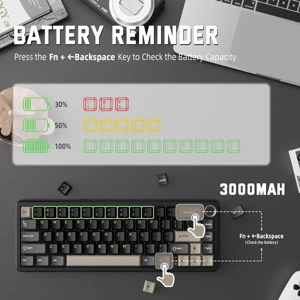 Attack Shark X66 Wireless Mechanical Keyboard