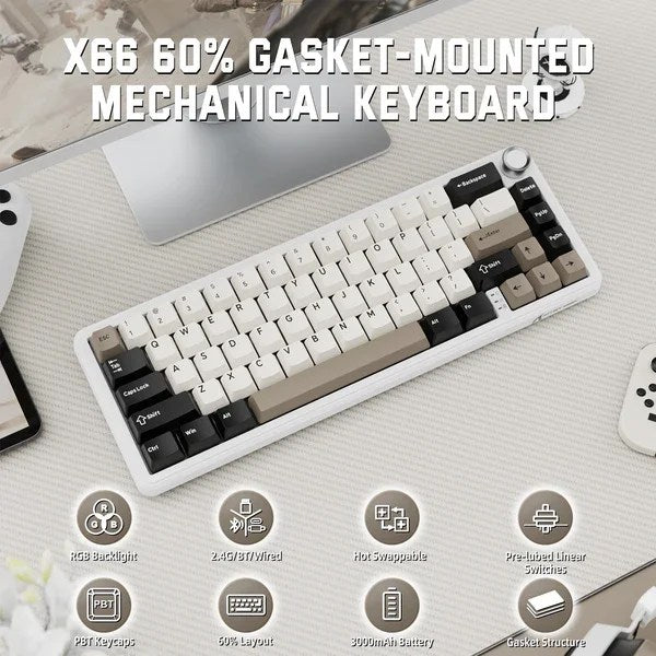 Attack Shark X66 Wireless Mechanical Keyboard