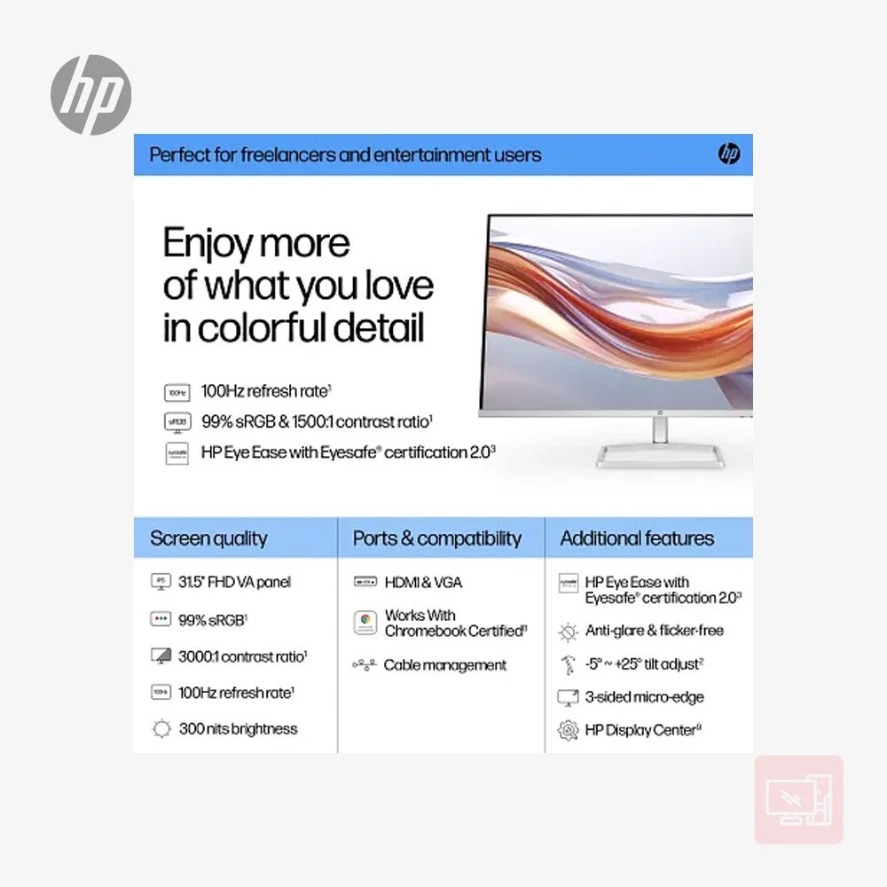 HP Series 5-532sf, 32" FHD Monitor