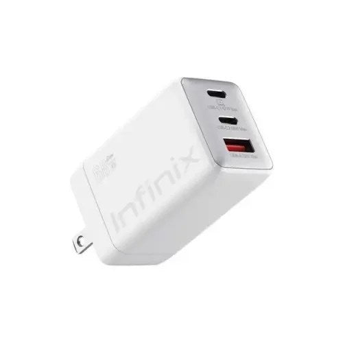 Infinix XDC95 68W GAN Charger with 100W Type-C Braided Cable Kit