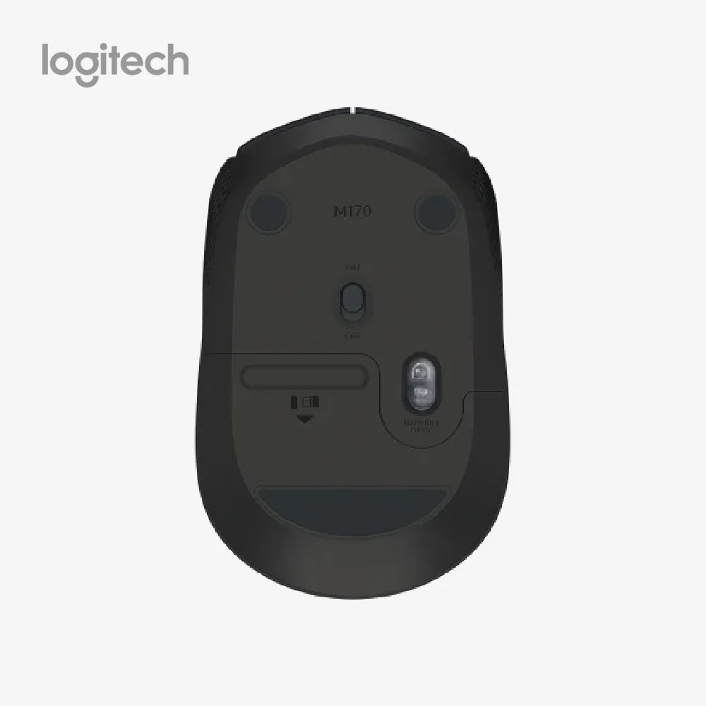 Logitech M170 Wireless Mouse (Black)