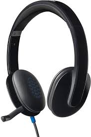 Logitech USB wired Headset H540 for Music and PC Calls