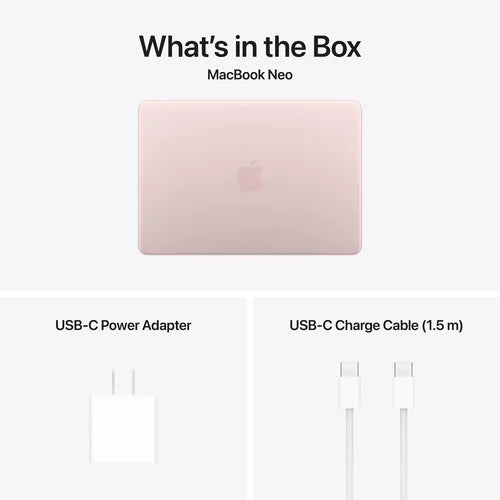 MacBook Neo, 13" A18 Pro Chip 6-Core CPU 5-Core GPU With Touch ID (8GB/512GB)