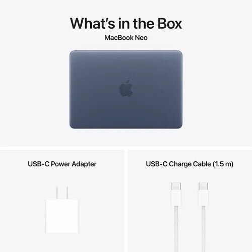 MacBook Neo, 13" A18 Pro Chip 6-Core CPU 5-Core GPU With Touch ID (8GB/512GB)