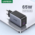 UGREEN Nexode 65W 3-Port PD Fast Charger EU – CD 244